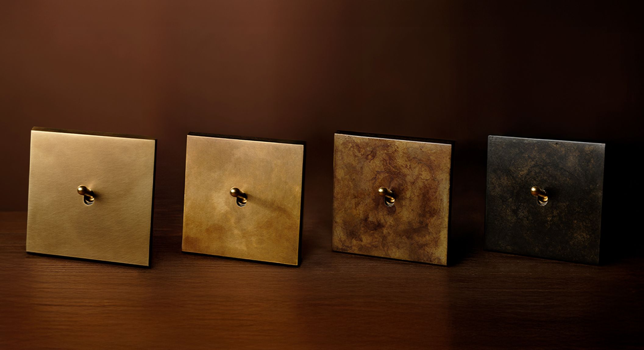 Fascination : 4 nouvelles finitions d’interrupteurs en laiton, inspirées du cycle de la lumière - MODELEC