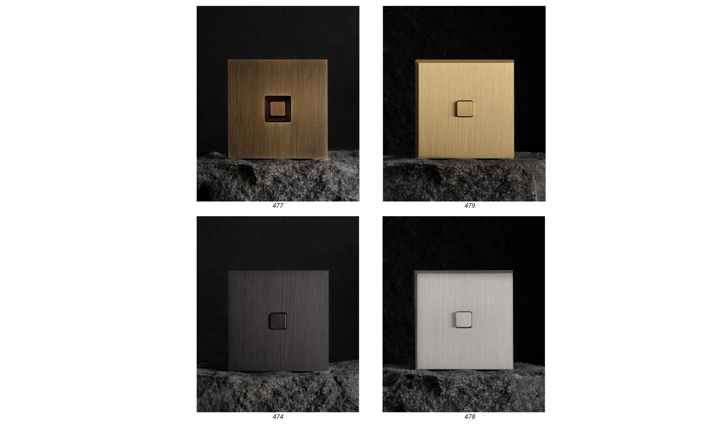 Collection Empreintes Interrupteurs Modelec