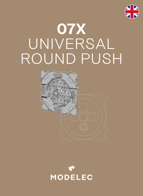 Mechanisms data sheet: 07X - Universal Round Push - EN