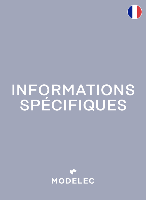 Informations spécifiques - entretien, fixation des mécanismes & couleur des puits de prise standards