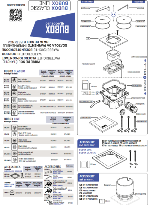 Instructions use - Garden bollards - BUBOX by MODELEC
