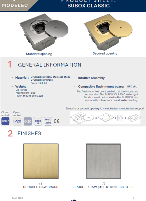 BUBOX CLASSIC datasheet - Bubox by MODELEC - EN.pdf